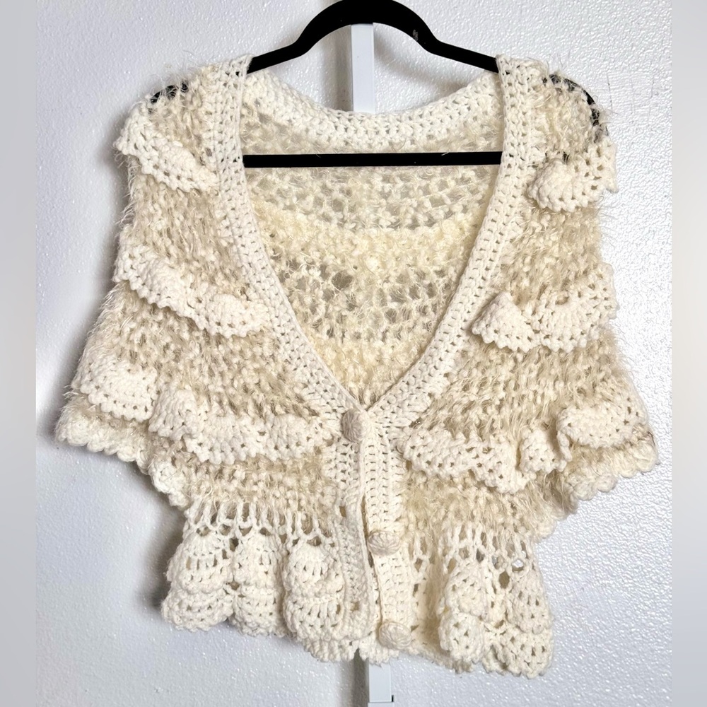 Vintage Crochet Sweater